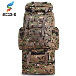100L Large Capacity Outdoor Tactical Backpack Mountaineering Camping Hiking Military Molle Water-repellent Tactical Bag