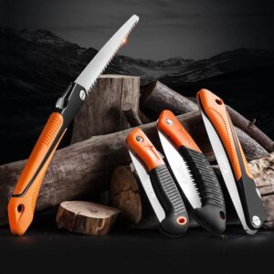6/8/10" Folding Saw 7TPI Wildlife Survival Hand Saw Household Garden Pruning Tools