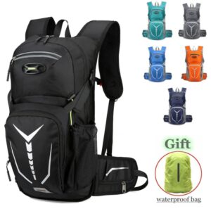 Ultralight Bicycle Bag with Water Bladder Waterproof Outdoor Sport Cycling Rucksack Hydration Backpack Hiking Bike MTB Gym Pack